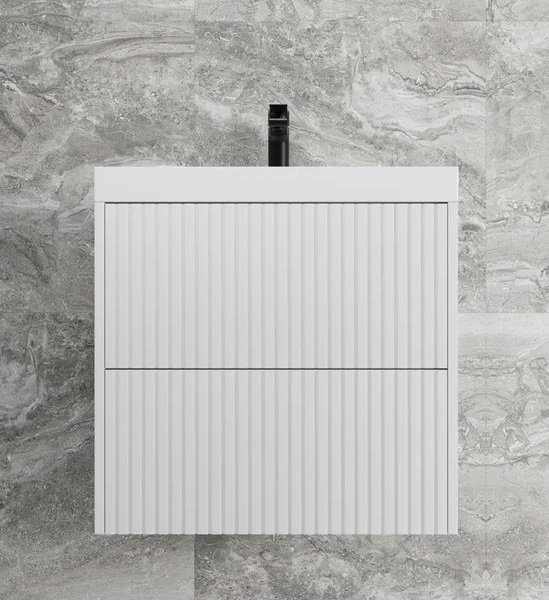 Тумба с раковиной подвесная Style Line Стокгольм 60 умывальник Andrea Classic 600 белый рифленый софт ЛС-00002307 в 100Kran: Широкий выбор и доступные цены.