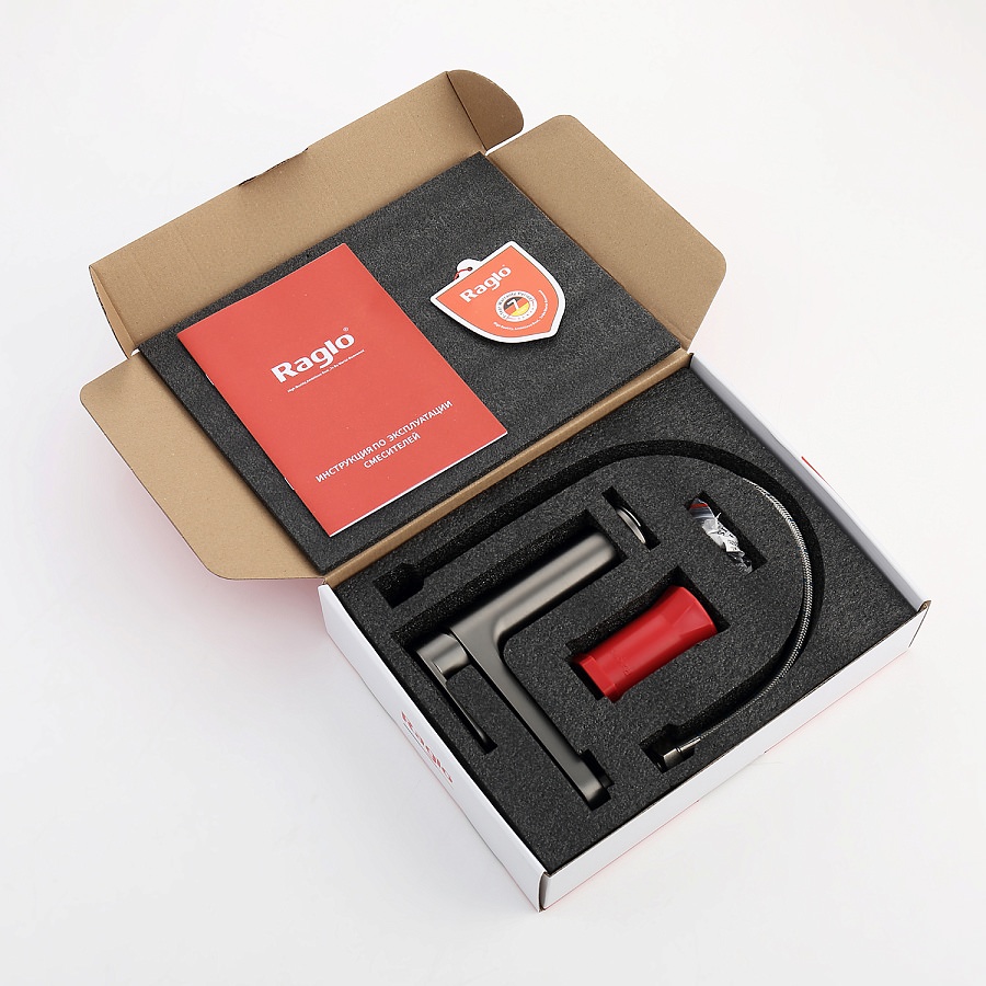 Смеситель для раковины Raglo R50.10.09 графит в 100Kran: Широкий выбор и доступные цены.