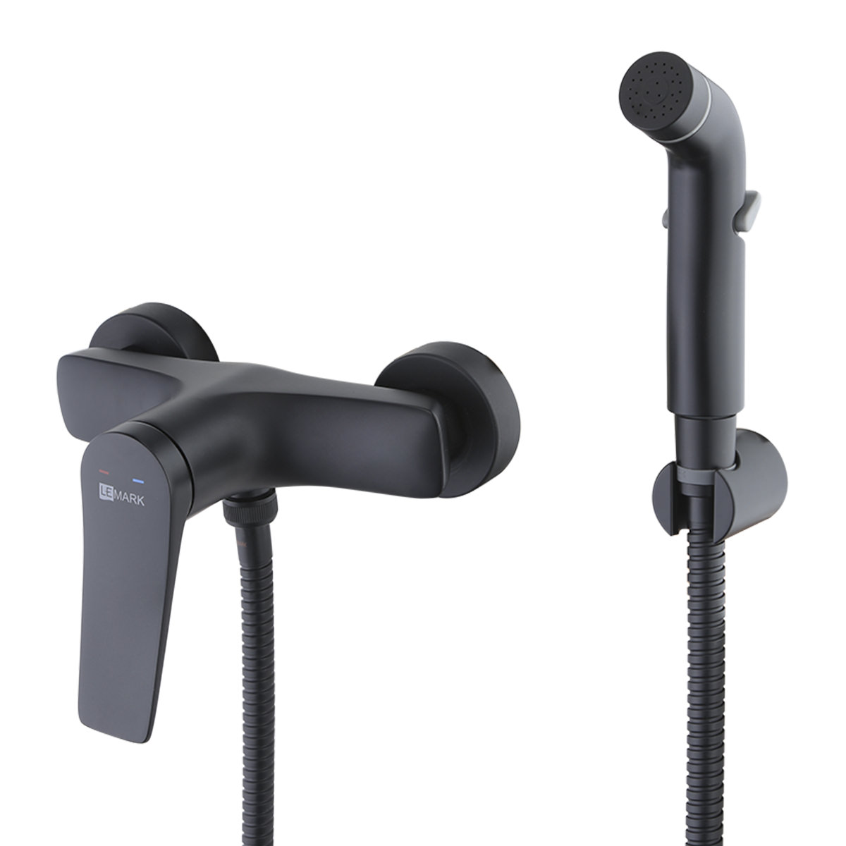 Гигиенический душ Lemark Bronx LM3718BL черный в 100Kran: Широкий выбор и доступные цены.