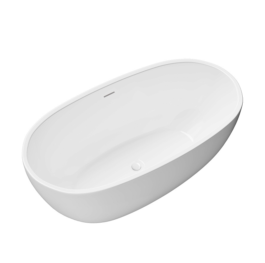 Ванна отдельностоящая Grossman Classic GR-2403 150х78х58 см белый в 100Kran: Широкий выбор и доступные цены.