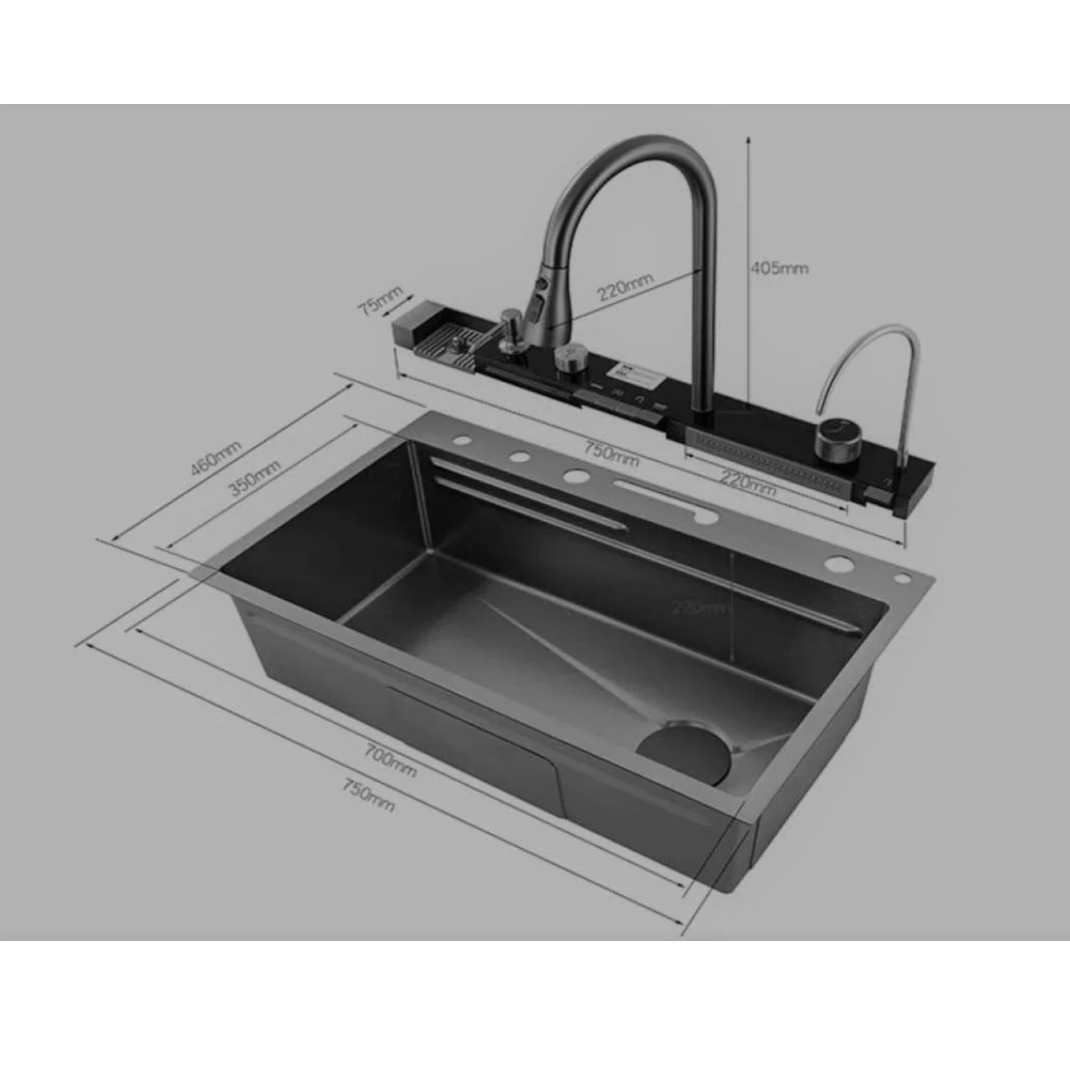 Многофункциональная кухонная мойка Savol S-SC002W белый в 100Kran: Широкий выбор и доступные цены.