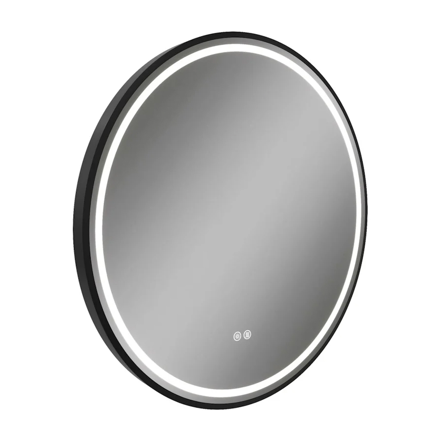 Зеркало с подсветкой Maretti Elena EA1460R03EL D60 см черный 100Kran: Широкий выбор и доступные цены.