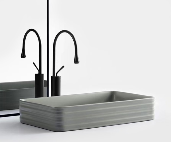 Смеситель для раковины Bronze de Luxe SCANDI черный 9015B  в 100Kran: Широкий выбор и доступные цены.