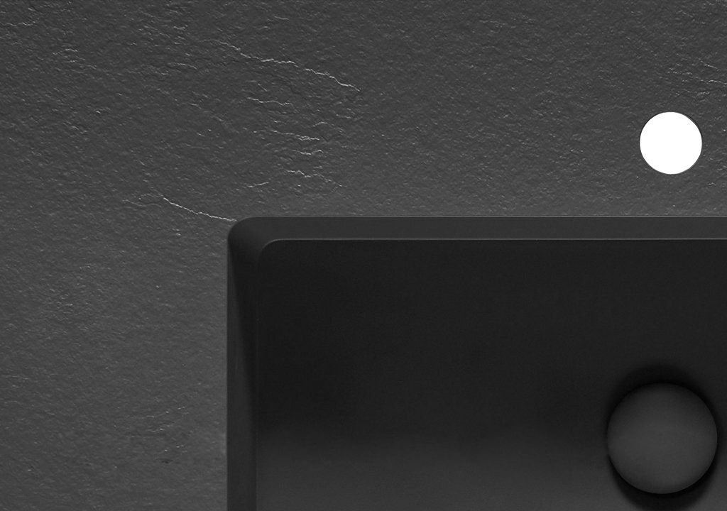 Раковина мебельная ACQUABELLA INTEGRA SF SLATE 100 NEGRO черный матовый в 100Kran: Широкий выбор и доступные цены.