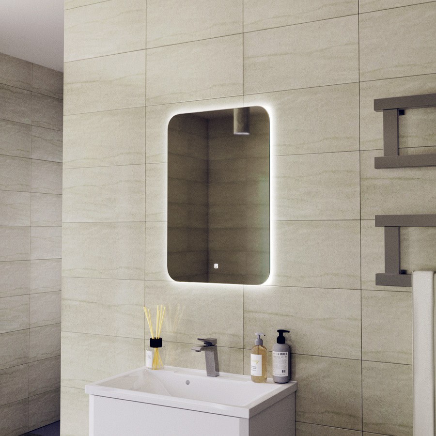 Зеркало с подсветкой Maretti Florenza FL145070P25EL 50x70 см 100Kran: Широкий выбор и доступные цены.