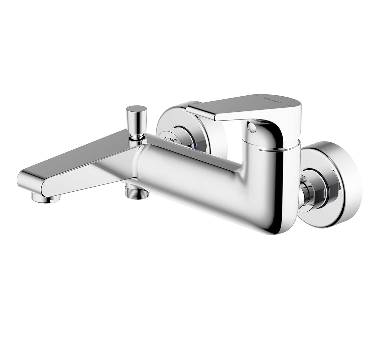 Смеситель для ванны Bravat VEGA F6119177CP-01 хром в 100Kran: Широкий выбор и доступные цены.