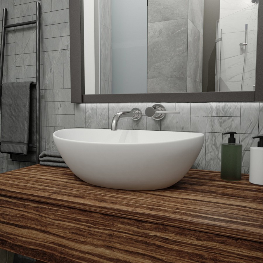 Раковина накладная Maretti Eleganza EN13NS87-740 41 см белая в 100Kran: Широкий выбор и доступные цены.