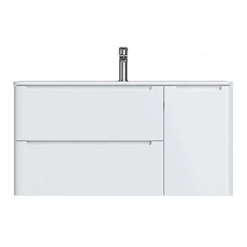 Тумба с раковиной подвесная 100 см Edifice IDDIS EDI10W1i95K белая в 100Kran: Широкий выбор и доступные цены.