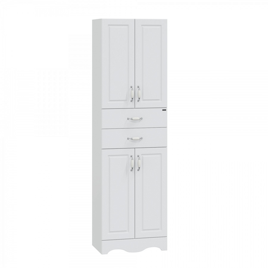 Шкаф-пенал САНТА Верона 60 см белый 700134 в 100Kran: Широкий выбор и доступные цены.