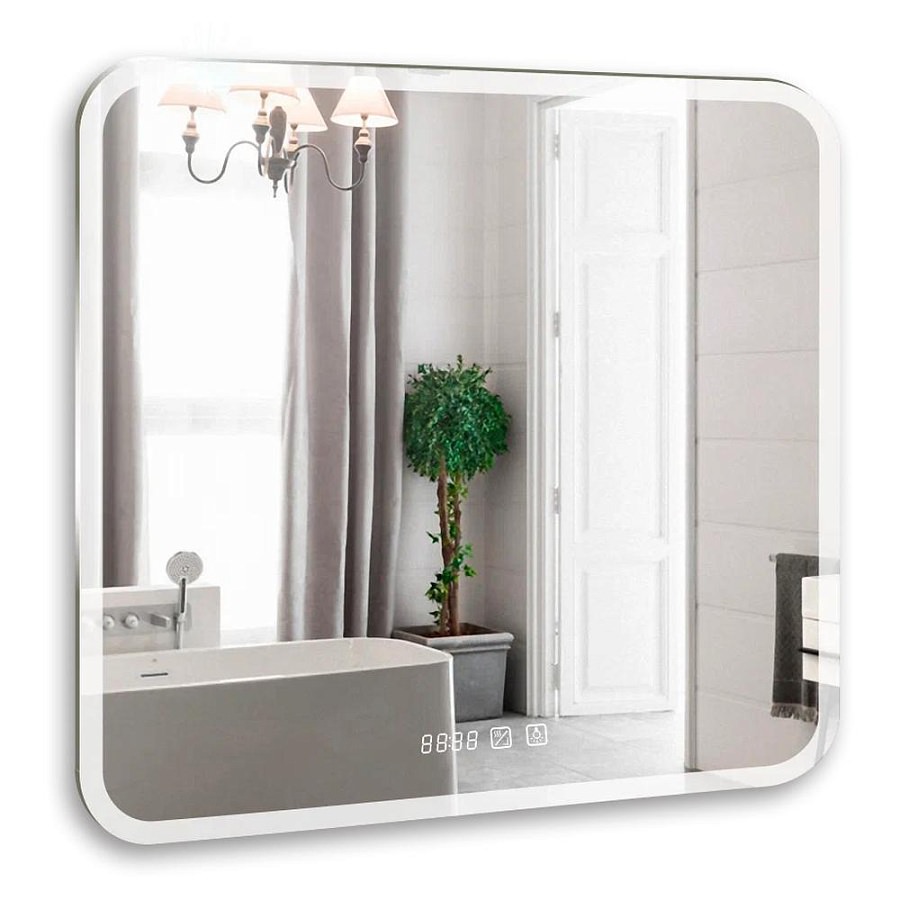 Зеркало с подсветкой Silver Mirrors Стив 70 х 68 см ФР-1754 100Kran: Широкий выбор и доступные цены.