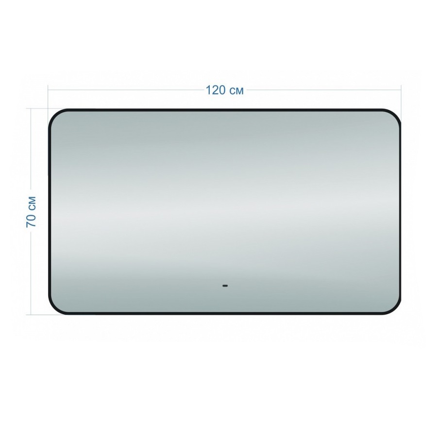 Зеркало с подсветкой Maretti Florenza FL1412070P14EL 120x70 см черный 100Kran: Широкий выбор и доступные цены.