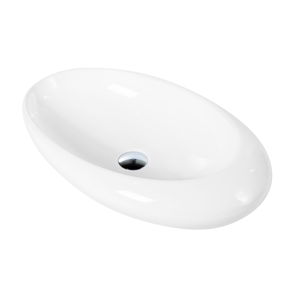Накладная раковина BelBagno BB1396 37  см белая глянцевая в 100Kran: Широкий выбор и доступные цены.