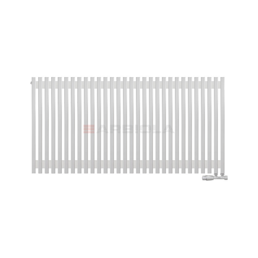 Вертикальный радиатор с нижним подключением Arbiola Compact V 102489 148 х 75 см белый матовый ral 9016 от интернет-магазина сантехники 100Kran!