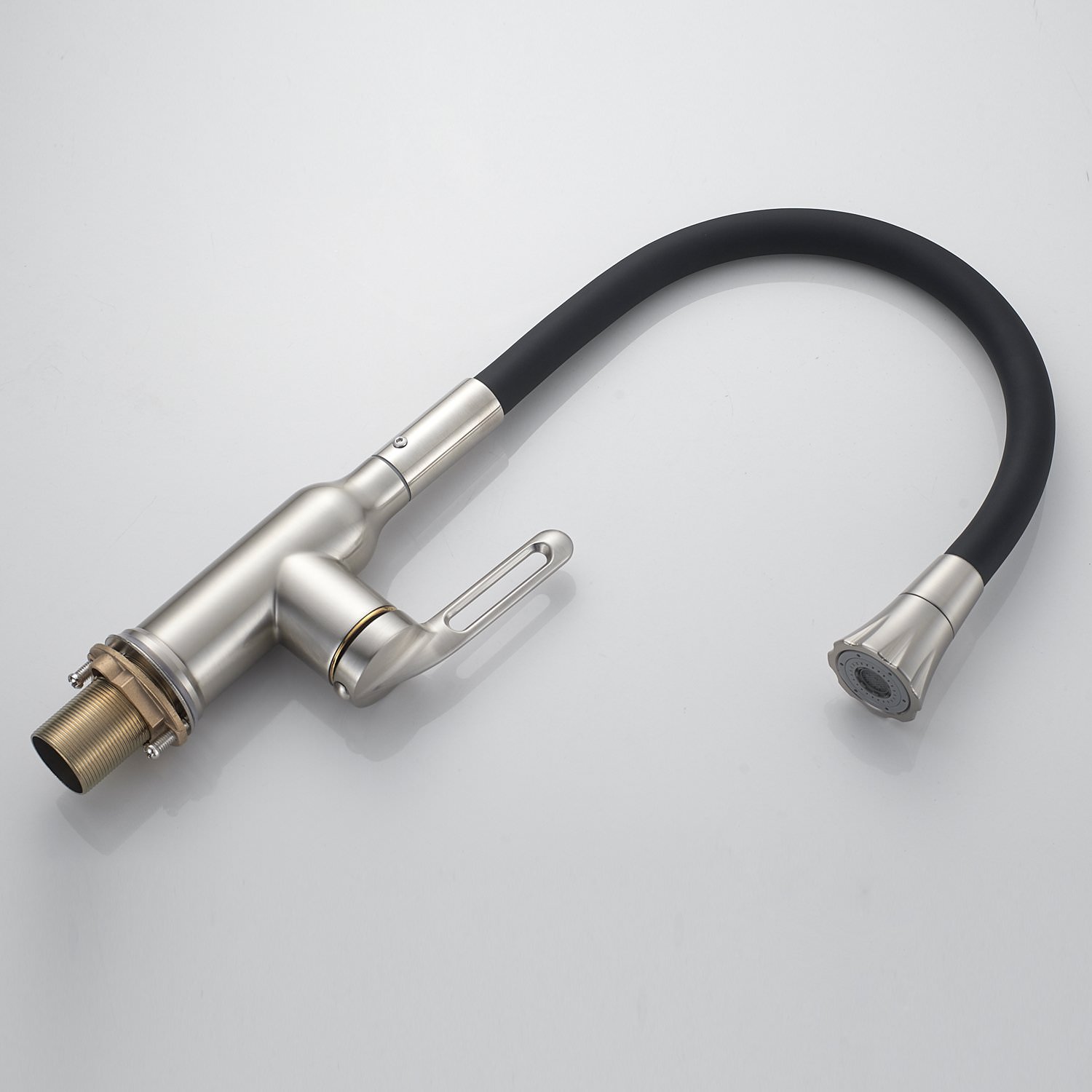 Смеситель для кухни с гибким изливом Raffine F303L-3 сатин в 100Kran: Широкий выбор и доступные цены.