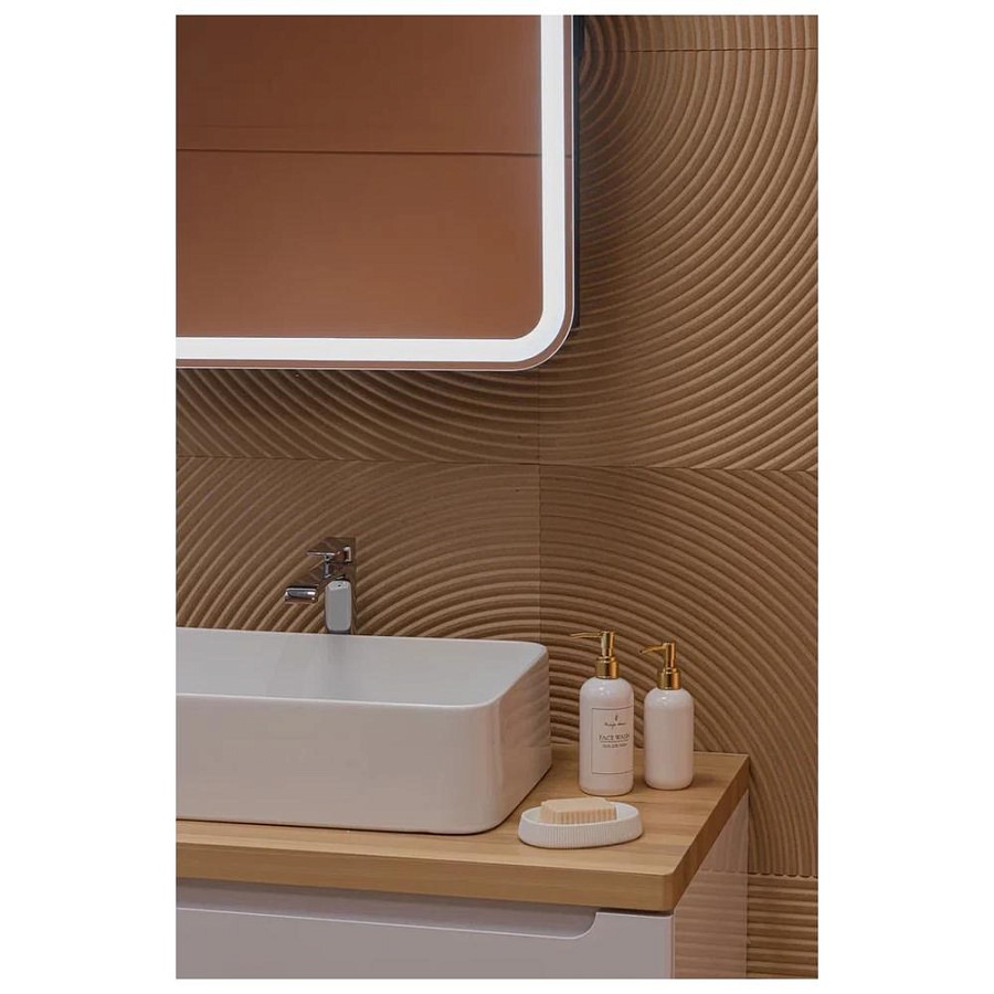 Зеркальный шкаф с подсветкой Silver Mirrors Фиджи-Антрацит Flip 60 х 80 см  LED-00003042 ИК бесконтактный сенсор создать уют и комфорт, это просто!