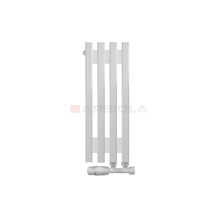 Вертикальный радиатор с нижним подключением Arbiola Compact V 101993 18 х 60 см белый матовый ral 9016 от интернет-магазина сантехники 100Kran!