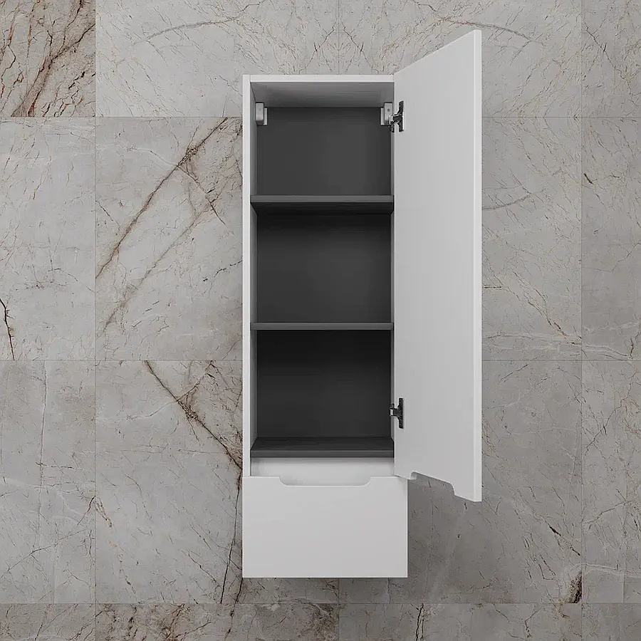 Пенал подвесной  Style Line Матис 36 см ЛС-00002448 белый матовый в 100Kran: Широкий выбор и доступные цены.