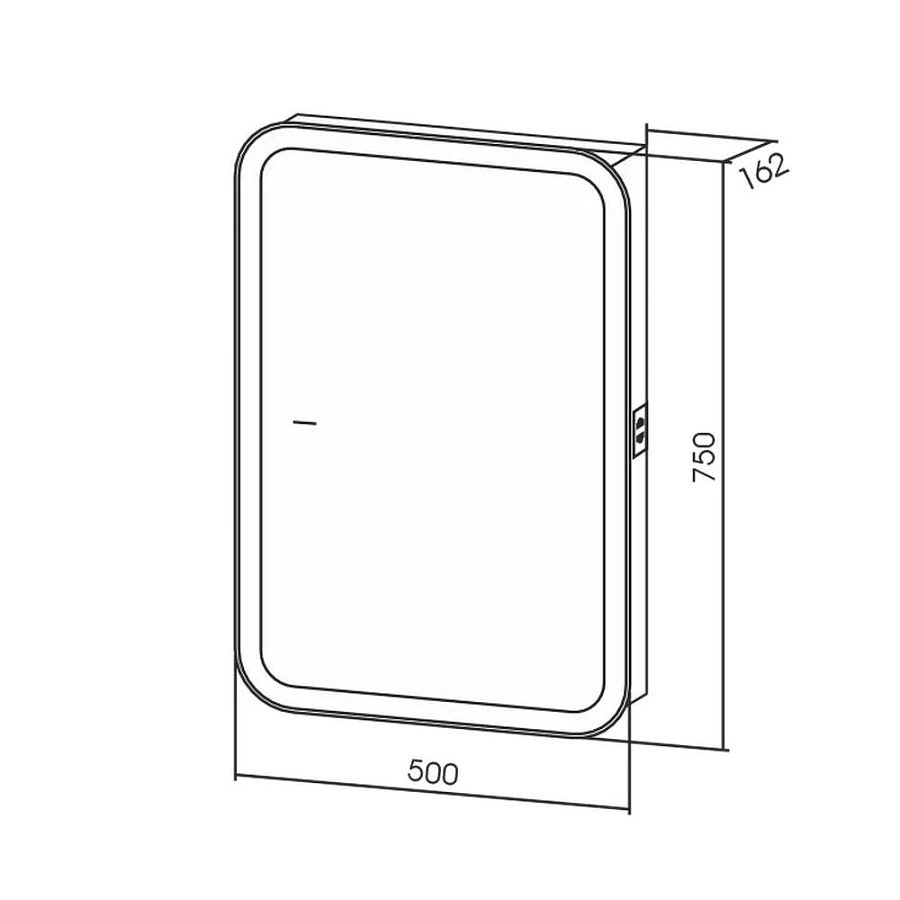 Зеркальный шкаф с подсветкой Silver Mirrors Фиджи Flip 50 ИК 50 х 75 см LED-00002656 бесконтактный сенсор создать уют и комфорт, это просто!