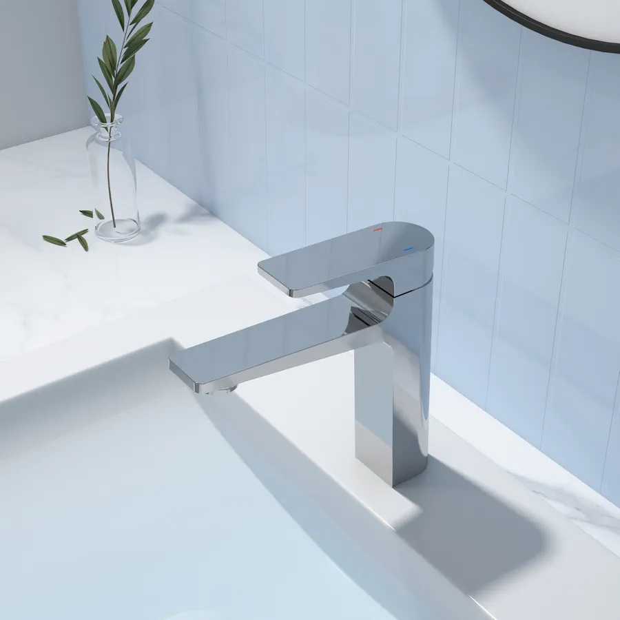Смеситель для раковины FAUCET DREISER RH-G3001-CP хром в 100Kran: Широкий выбор и доступные цены.