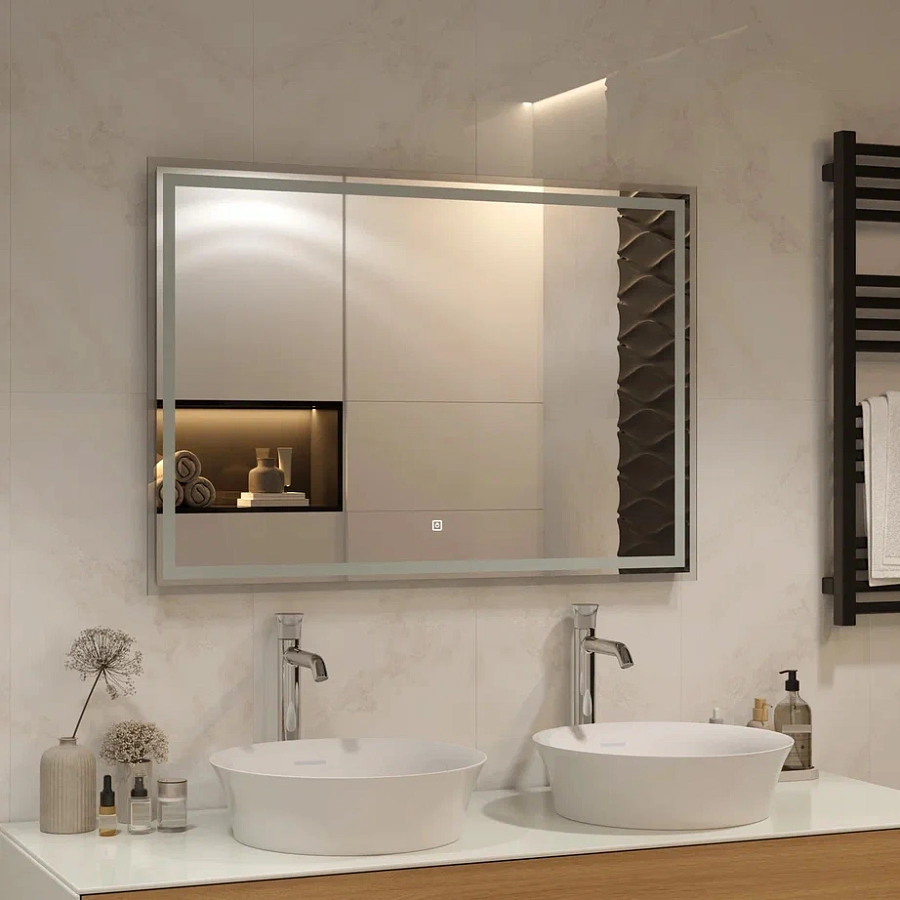 Зеркало с подсветкой Continent Fancy standart 100x70 см ЗЛП879 100Kran: Широкий выбор и доступные цены.