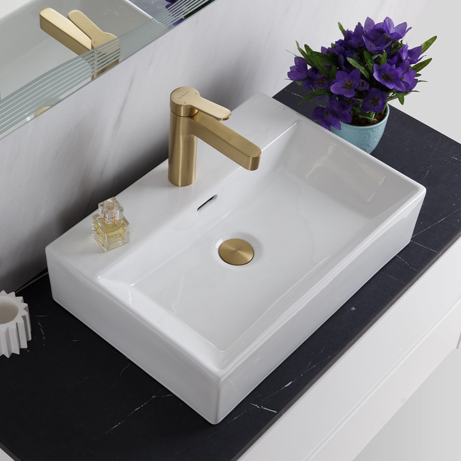 Накладная раковина BelBagno BB1340 35  см белая глянцевая в 100Kran: Широкий выбор и доступные цены.