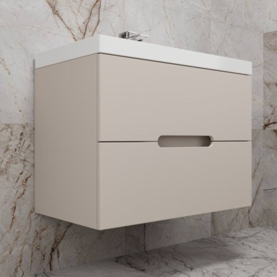Тумба с раковиной подвесная  Style Line Матис 70 умывальник Andrea Classic 700 крем ЛС-00002309 в 100Kran: Широкий выбор и доступные цены.