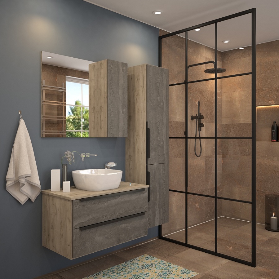 Раковина накладная Maretti Florenza FL13NS27-844 41 см белая в 100Kran: Широкий выбор и доступные цены.