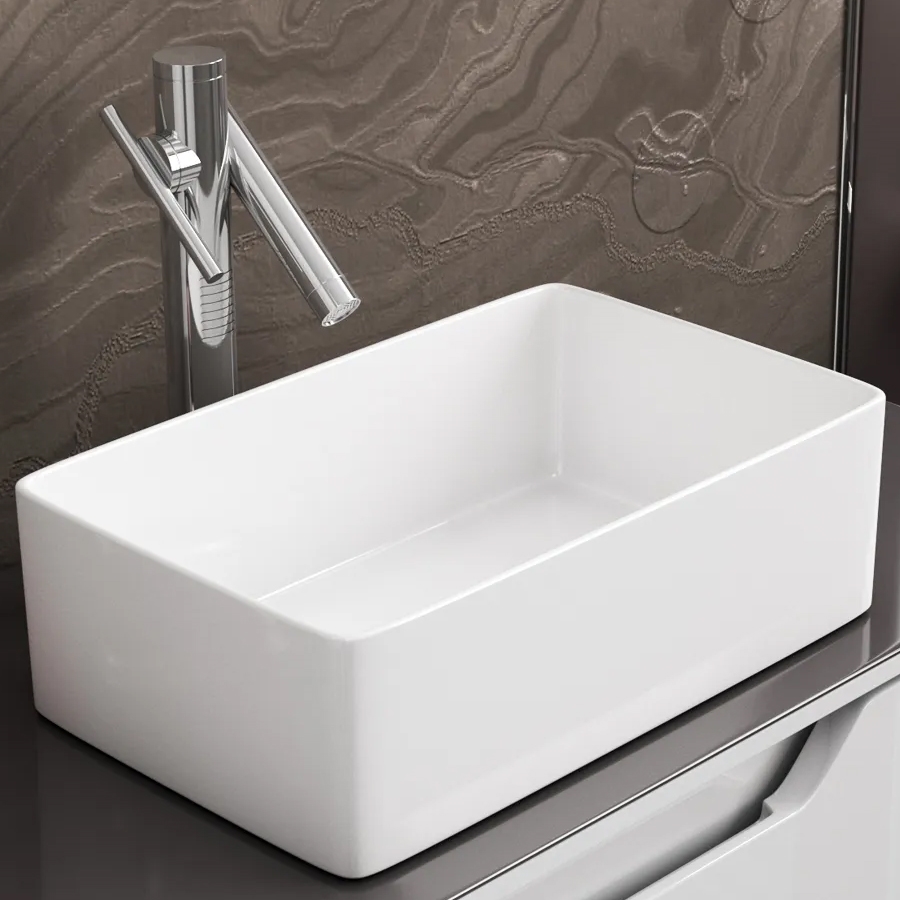 Раковина накладная Maretti Umbria UM13NS40-844 38 см белая в 100Kran: Широкий выбор и доступные цены.