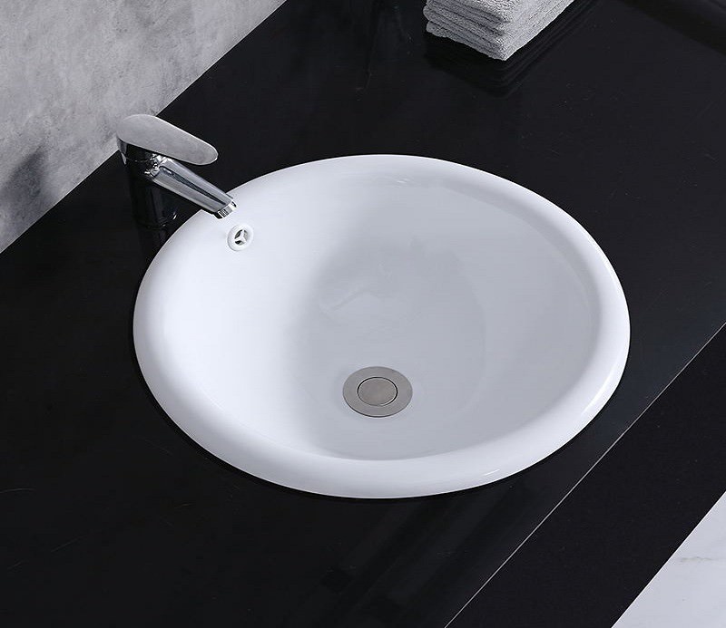Раковина врезная CeramaLux 1203 50 см белая в 100Kran: Широкий выбор и доступные цены.