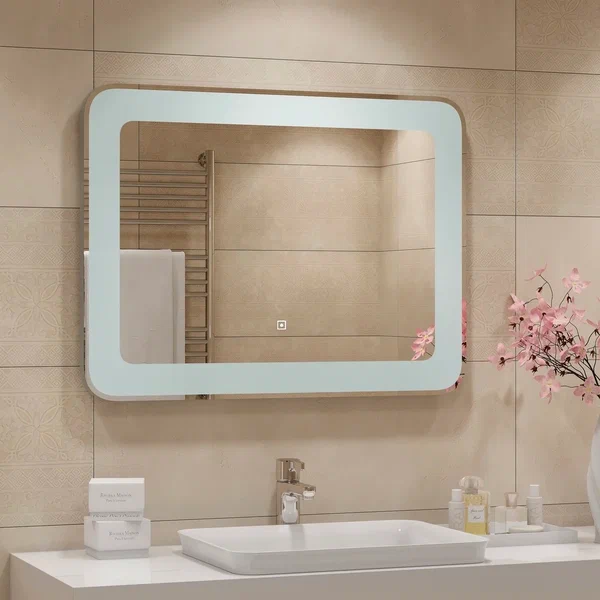 Зеркало с подсветкой "Velvette Led" 800x600 . 100Kran: Широкий выбор и доступные цены.