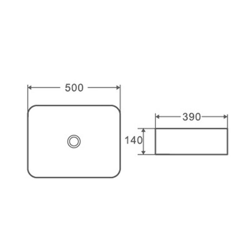 Раковина накладная D&K Berlin 50 см DT1431425 черная в 100Kran: Широкий выбор и доступные цены.