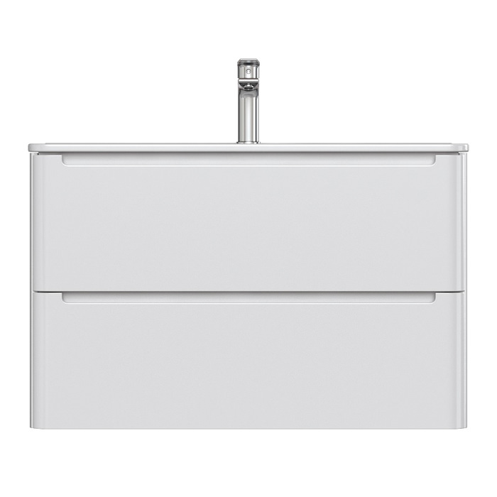Тумба с раковиной подвесная 80 см Edifice IDDIS EDI80W0i95K белая в 100Kran: Широкий выбор и доступные цены.