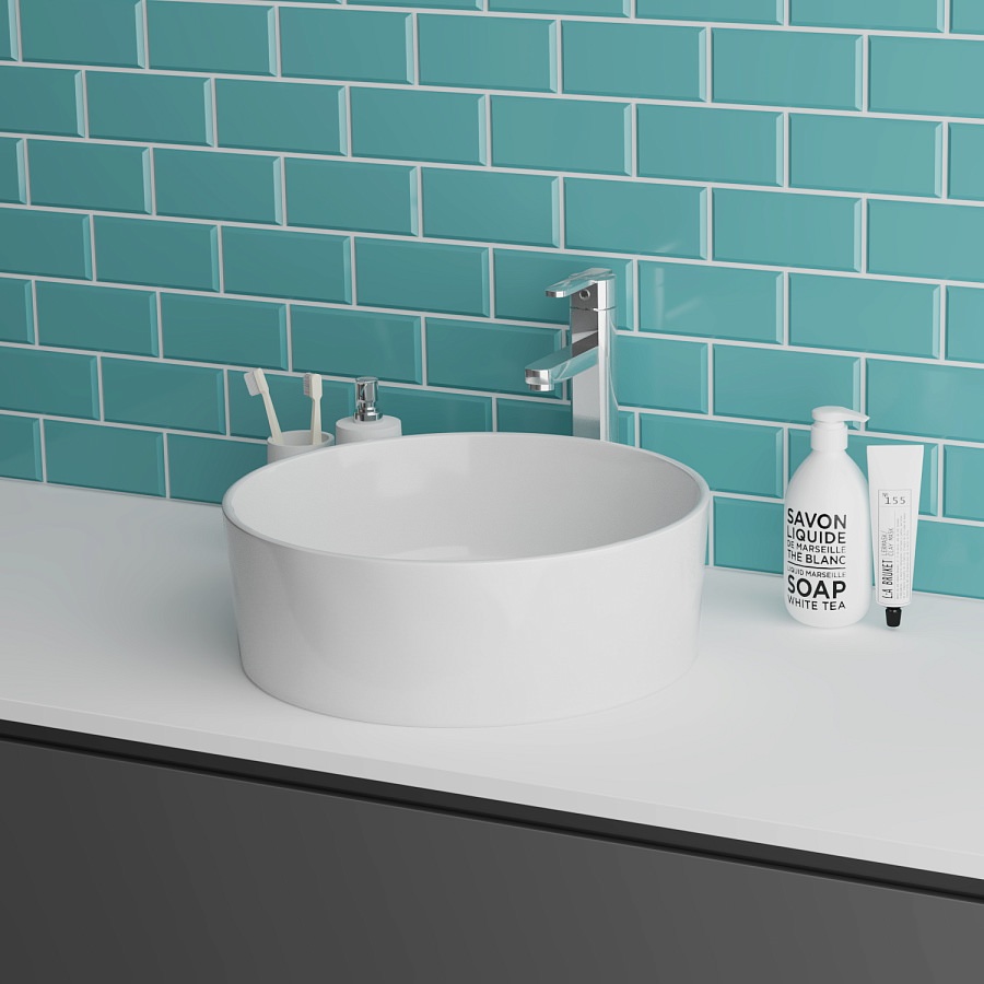 Раковина накладная Grossman Style GR-3013 410х410х150 мм белая матовая в 100Kran: Широкий выбор и доступные цены.