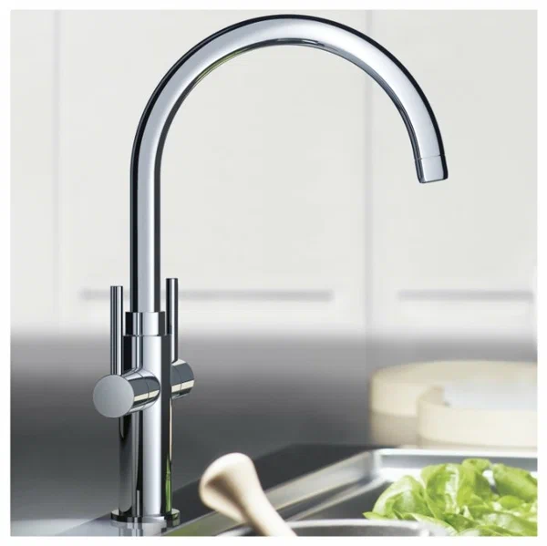 Смеситель для кухни Grohe Ambi Cosmopolitan 30190000 хром в 100Kran: Широкий выбор и доступные цены.