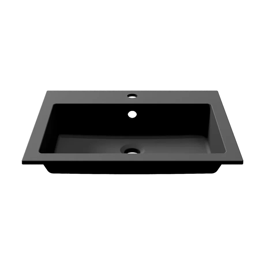 Раковина мебельная Paola Nero 600 ST-B черный в 100Kran: Широкий выбор и доступные цены.
