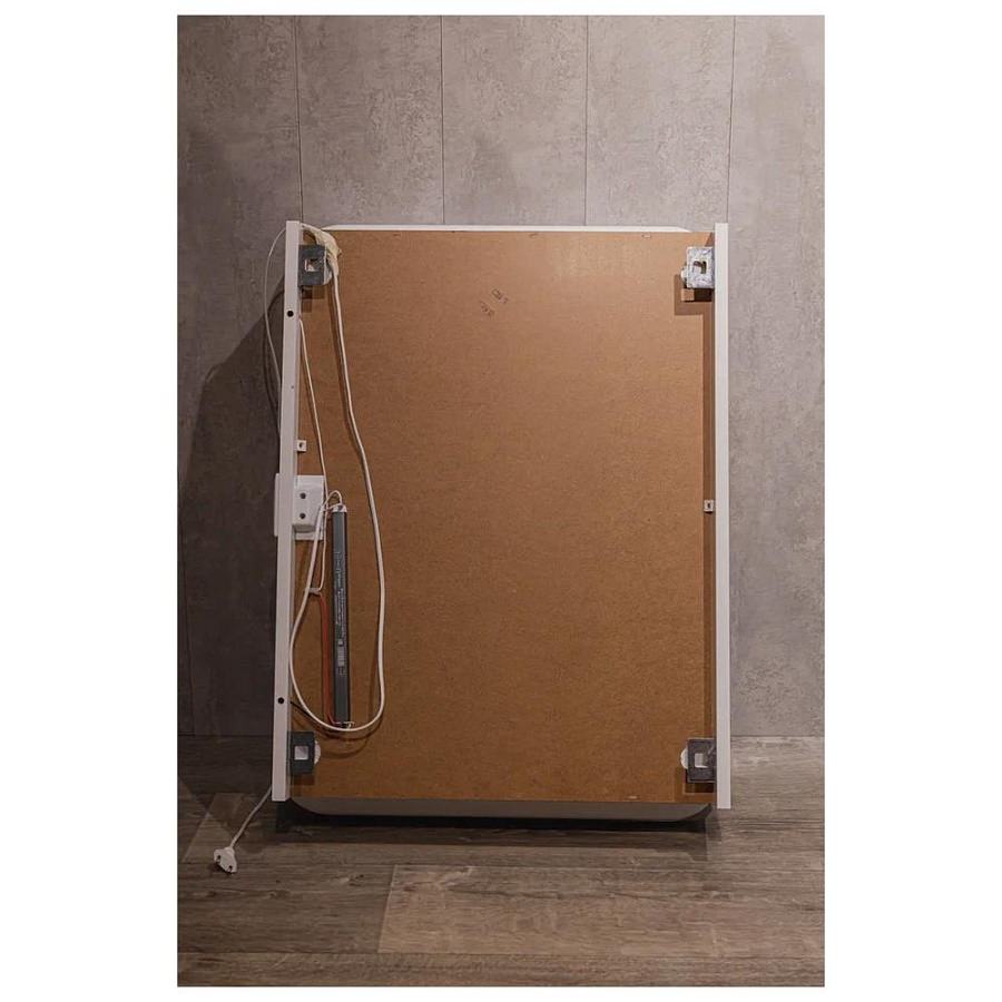 Зеркальный шкаф с подсветкой Silver Mirrors Фиджи - 2 Flip 60 х 80 см LED-00002679 подогрев, сенсорный выключатель создать уют и комфорт, это просто!