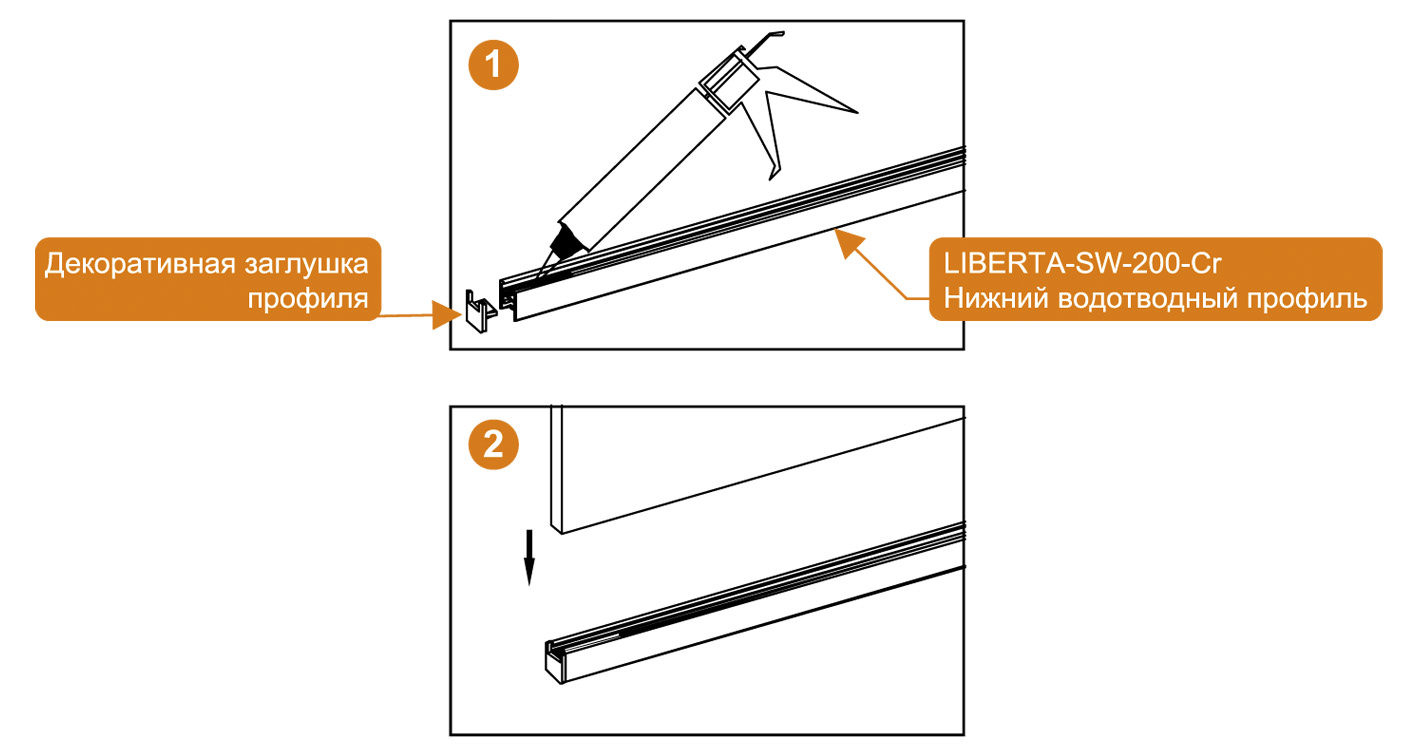 Душевая перегородка CEZARES 120х195 см LIBERTA LIBERTA-L-2-120-BR-NERO Черный в 100Kran: Широкий выбор и доступные цены.