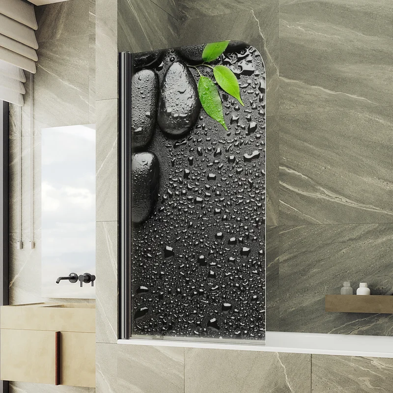 Шторка поворотная MaybahGlass MGV-930-ФП006-6 140х80 см стекло с рисунком в 100Kran: Широкий выбор и доступные цены.