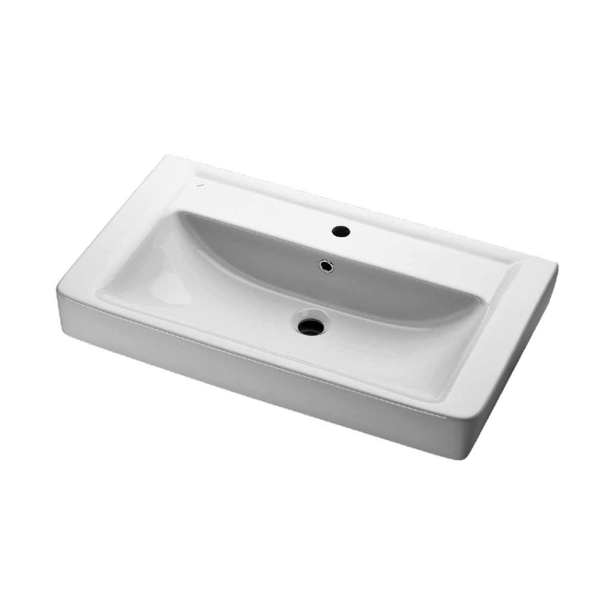 Мебельная раковина  Dreja Q 80 см  белый 192185 в 100Kran: Широкий выбор и доступные цены.