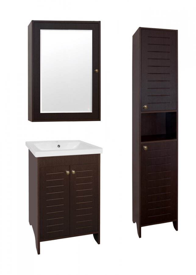 Зеркальный шкаф  Style Line Кантри 60 венге  ЛС-00000030 создать уют и комфорт, это просто!