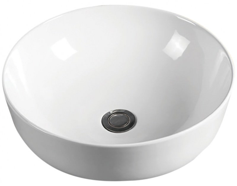 Раковина накладная ESBANO 41,5 см ESRNBRIO BRIOL (white) белый в 100Kran: Широкий выбор и доступные цены.