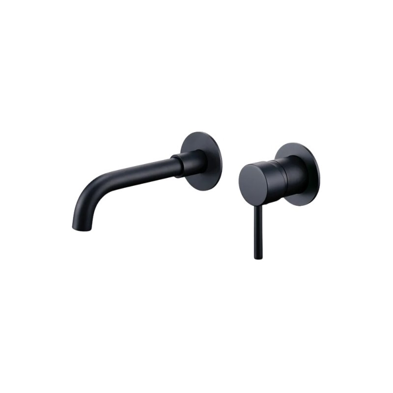 Смеситель для раковины врезной Maretti Eleganza Black ENB32RF13 черный в 100Kran: Широкий выбор и доступные цены.