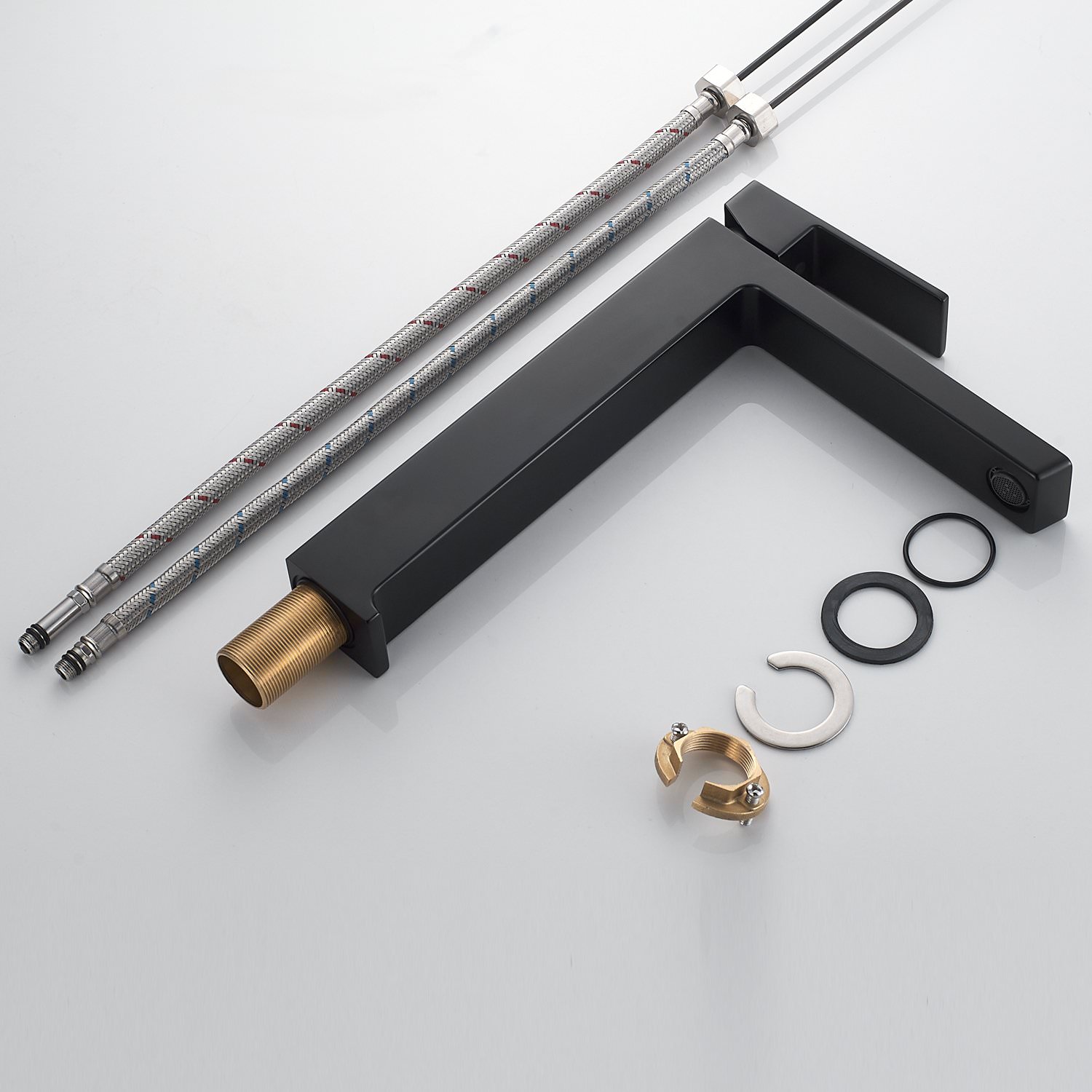 Смеситель для раковины Rose R18H R1811H-1 черный в 100Kran: Широкий выбор и доступные цены.