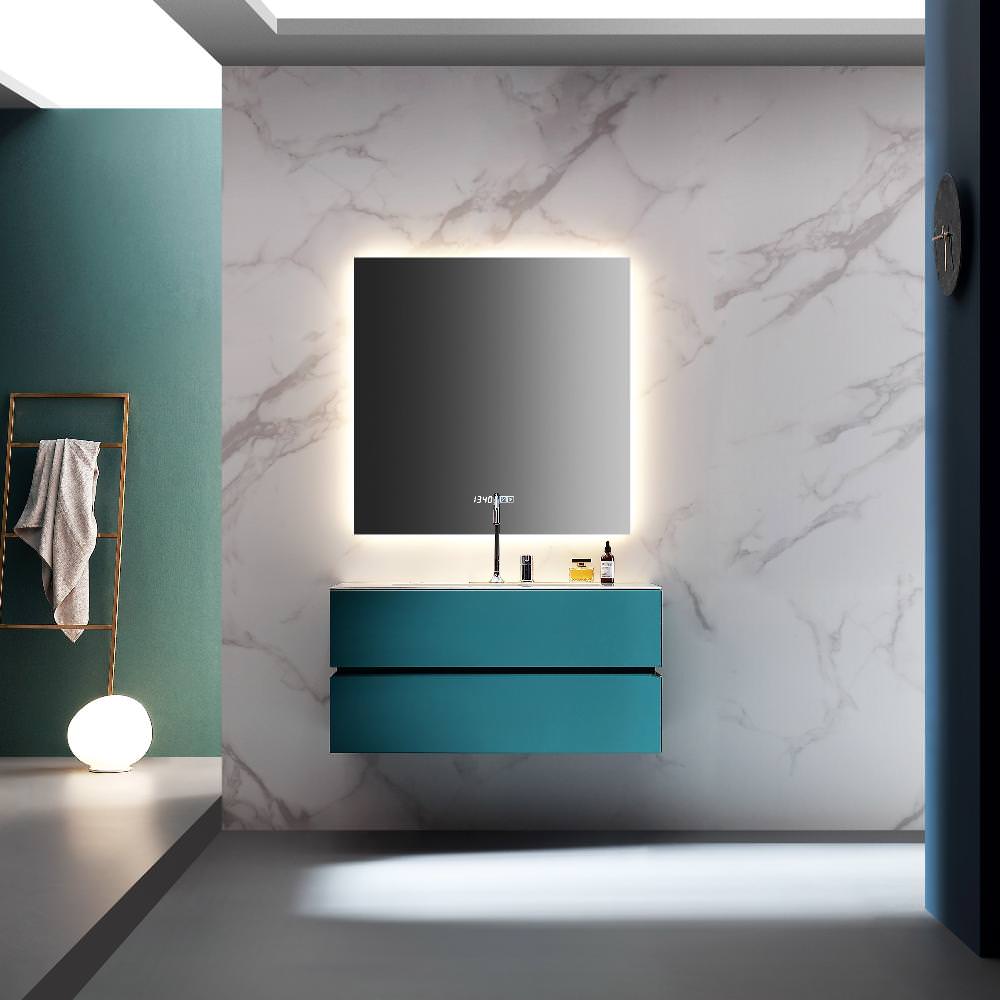 Столешница с раковиной Maxonor Pure Life SALON 100 см MALACHITE PL-FCTS07-100-WH белый кварц в 100Kran: Широкий выбор и доступные цены.