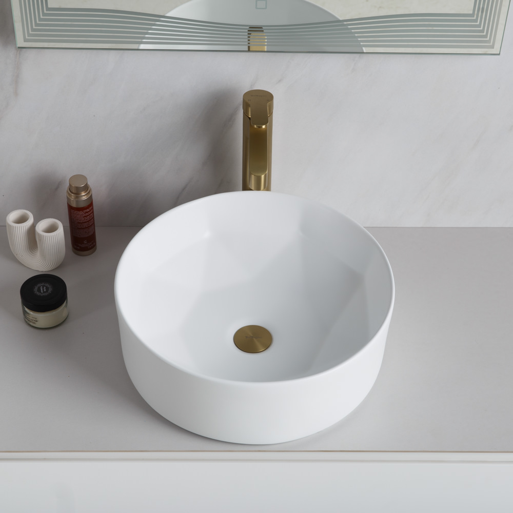 Накладная раковина BelBagno BB1342H300 39  см белая глянцевая в 100Kran: Широкий выбор и доступные цены.