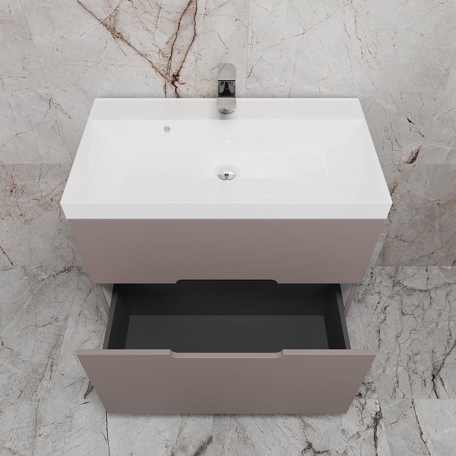 Тумба напольная Style Line Матис 80 см ЛС-00002439 тауп темный в 100Kran: Широкий выбор и доступные цены.