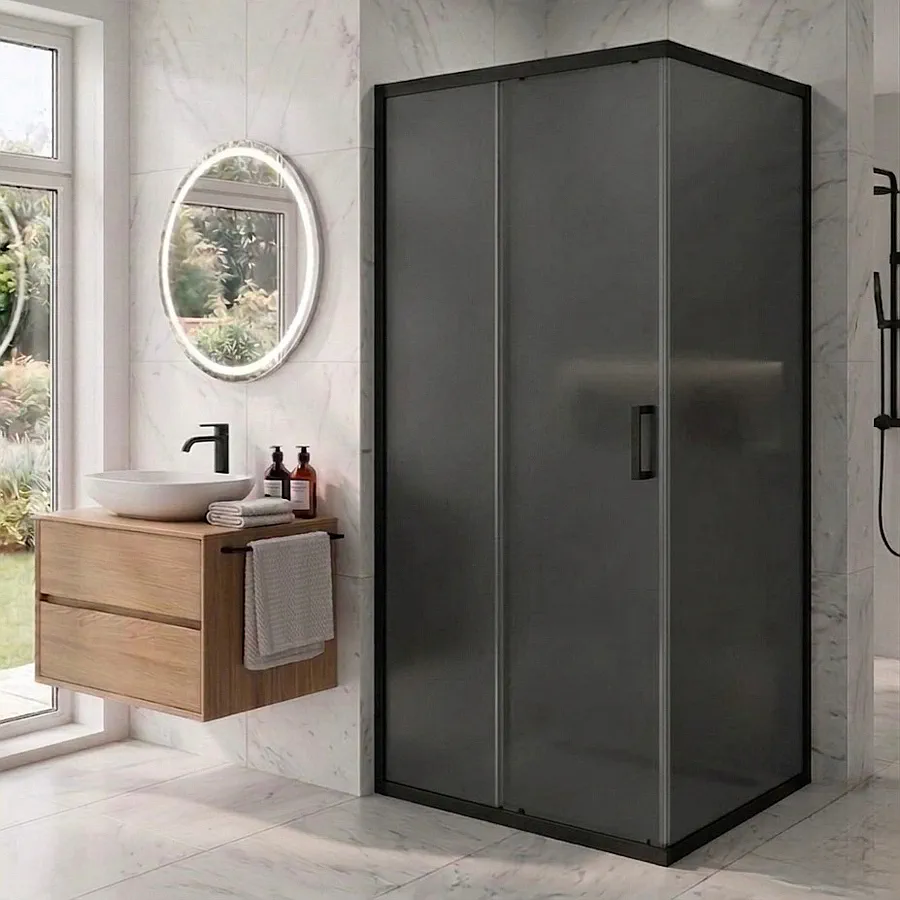 Душевой уголок MaybahGlass MGY-1868-6 150x90x195 см стекло графит матовый в 100Kran: Широкий выбор и доступные цены.