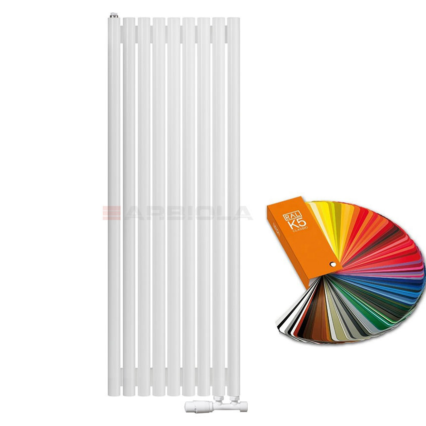 Вертикальный радиатор с нижним подключением Arbiola Iris V 108911 44,2 х 125 см ral classic от интернет-магазина сантехники 100Kran!