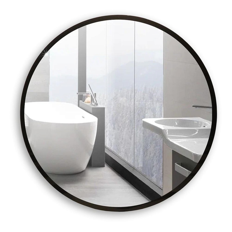 Зеркало Silver Mirrors Ренуар D60 см ФР-00002491 черное 100Kran: Широкий выбор и доступные цены.