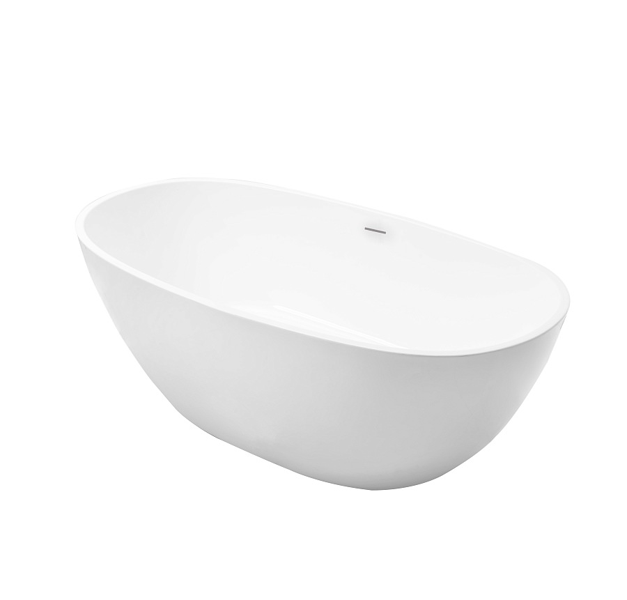 Ванна отдельностоящая Grossman Classic GR-2403M 150х78х58 см белый матовый в 100Kran: Широкий выбор и доступные цены.